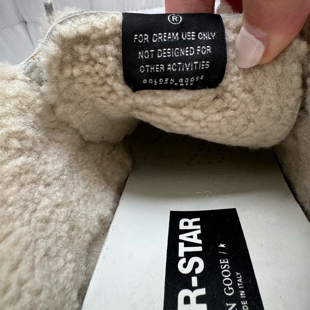 Authentic Golden Goose Super-Star Sabot Shearling sneaker - Picture 8 of 10